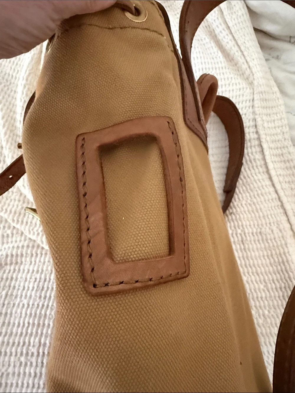 Thrux Lawrence backpack leather and canvas NEW SEE DESCRIPTION
